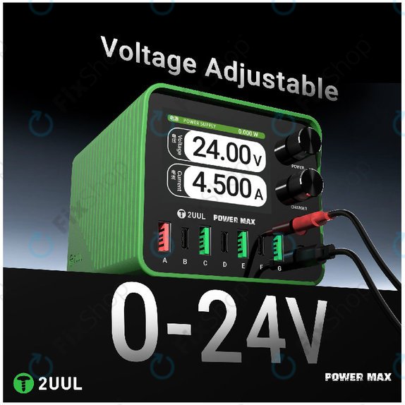 Многопортова зарядна станция 2UUL PC01, 200W