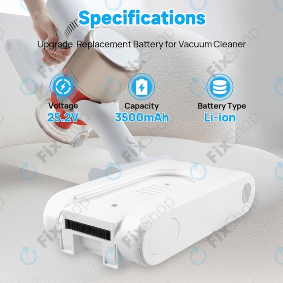 Батерия за Xiaomi Dreame G9, G10, T10, T20, R10, 3027689, Li-Ion, 25.2V, 3500mAh