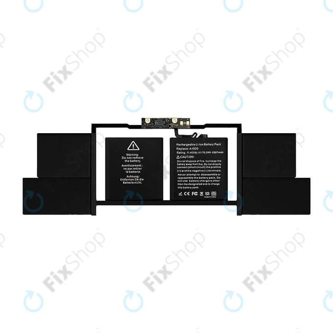батерия за MacBook Pro 15" A1707 (късно 2016 – средата на 2017), A1820, 6667mAh