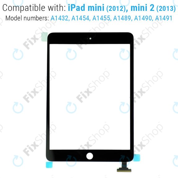 Тъчскрийн с IC конектор за iPad Mini, Mini 2, Black