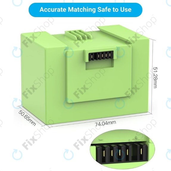 Батерия за iRobot Roomba e-series, i-series, ABL-D1, 4624864, ABL-D2, Li-Ion 14.4V 2600mAh, HQ