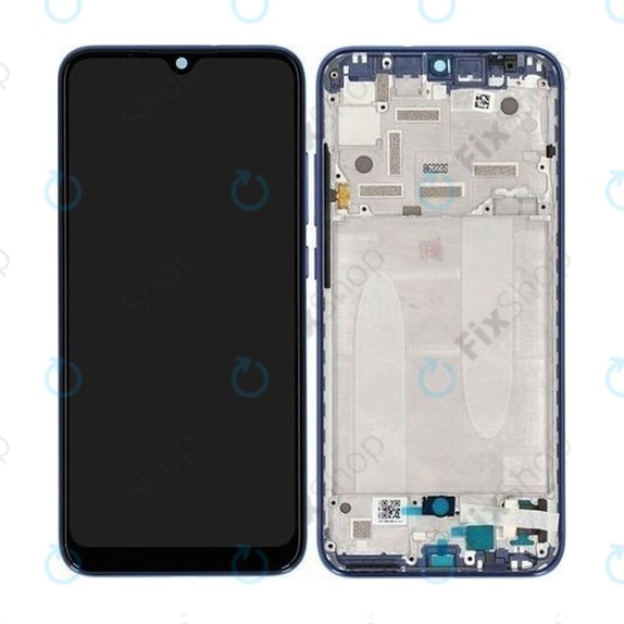 дисплей за Xiaomi Mi A3, Тъчскрийн и рамка, Not just Blue, TFT