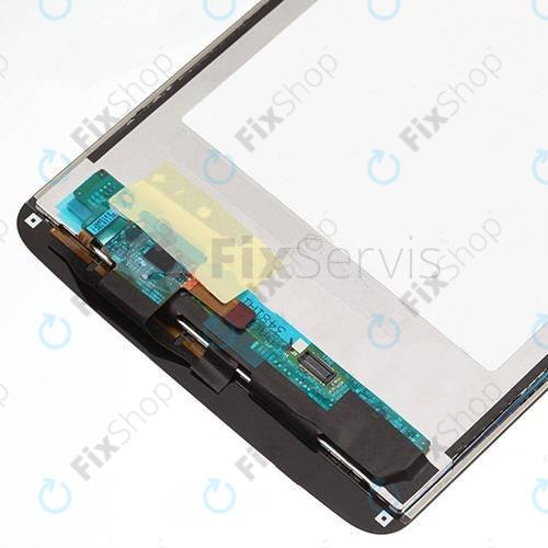 LCD дисплей за LG G Pad V500, Тъчскрийн без рамка, бял, White, TFT