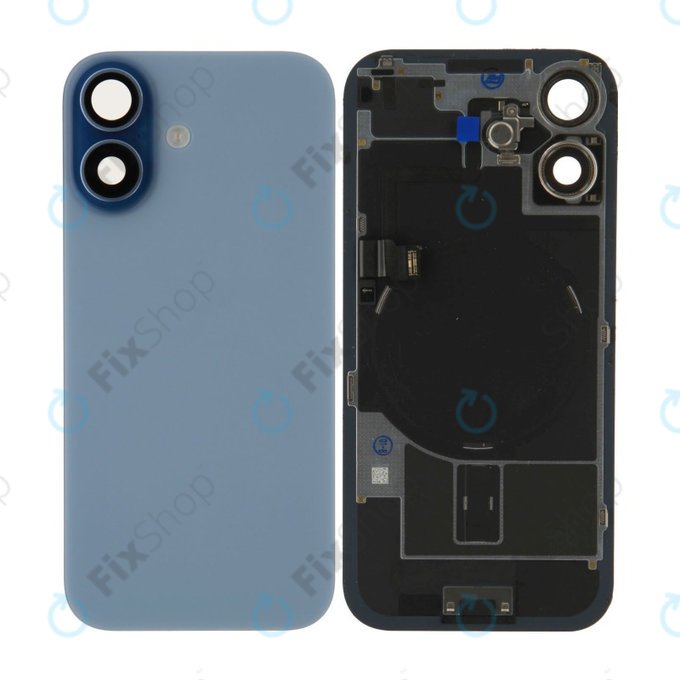 Стъкло на задния капак за iPhone 17, Mist Blue, Pulled A
