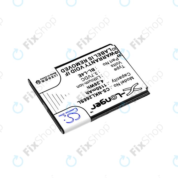 Батерия за Nokia 2660 Flip 4G, 1150mAh, Li-Ion, 3.7V, BL-L4E, HQ