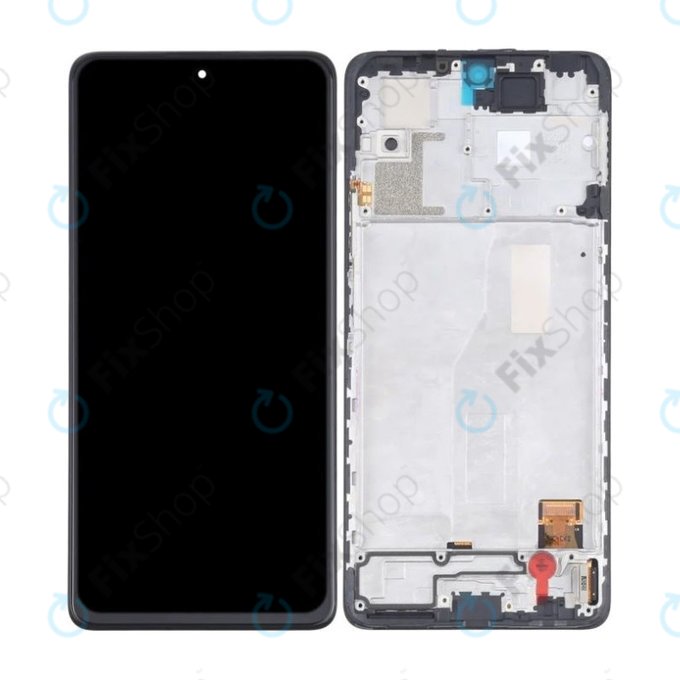 дисплей OLED за Xiaomi Redmi Note 10 Pro, Тъчскрийн и рамка, черен, Black