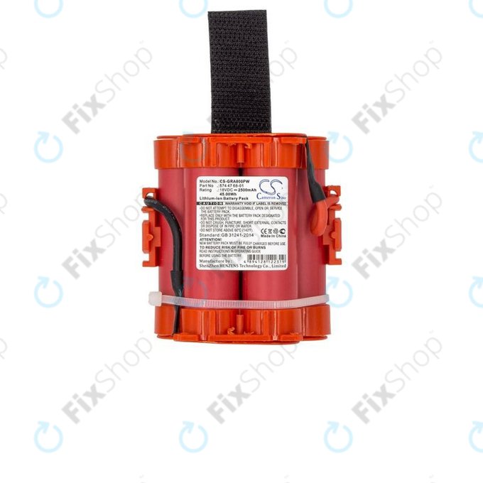 Батерия за Flymo 1200R-series, Gardena R40, R50, R70, R80-series, Husqvarna 105, 305, 308-series, McCulloch ROB R-series, 2500mAh, 574 47 68-01, HQ