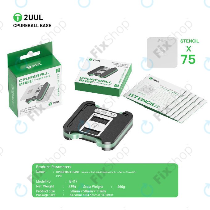 Платформа за CPU reballing 2UUL BH17