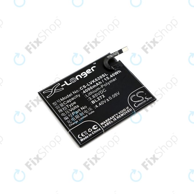 Батерия за Lenovo K6 Power, 4000mAh, Li-Pol, 3.85V, BL272, HQ