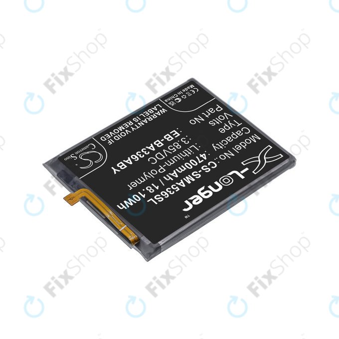 Батерия за Samsung A33 A336B, A53 A536B, 4700mAh, Li-Pol, 3.85 V, EB-BA336ABY, HQ