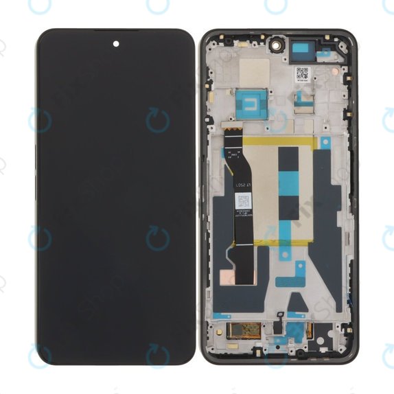 Дисплей OLED за Nothing Phone (3a) Pro, Black, Тъчскрийн с рамка