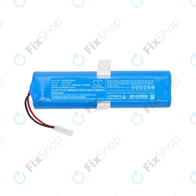 Батерия за Rowenta X-Plorer Series 95, 5200mAh, Li-Ion, 14.4V, N047-4S2P, HQ