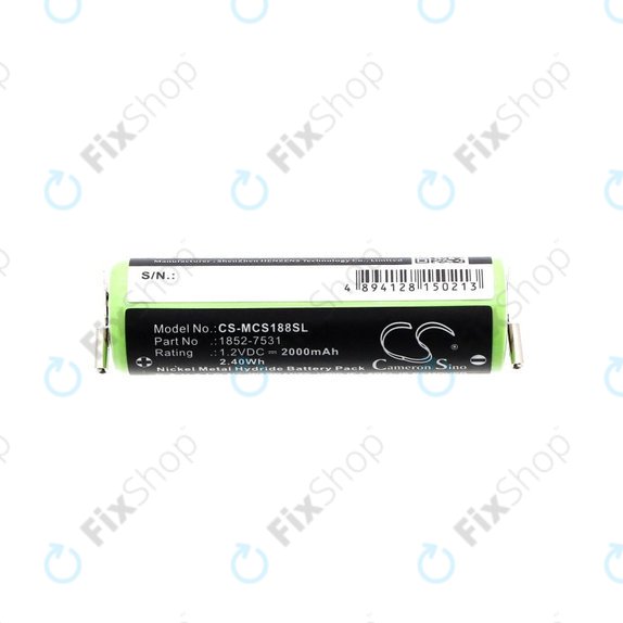 Батерия за Moser Easy Style 1881, 2000mAh, Ni-MH, 1.2V, 1852-7531, HQ