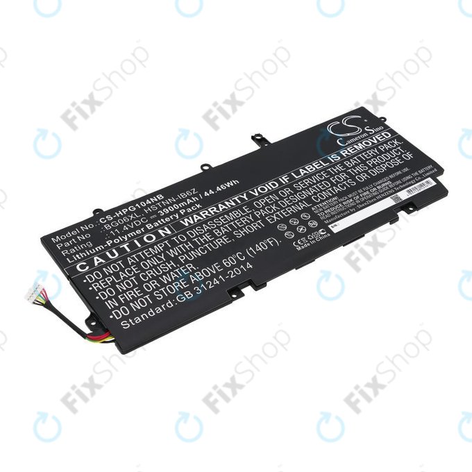 Батерия за HP Elitebook 1040 G3, 3900mAh, Li-Pol, 11.4V, BG06XL, HQ