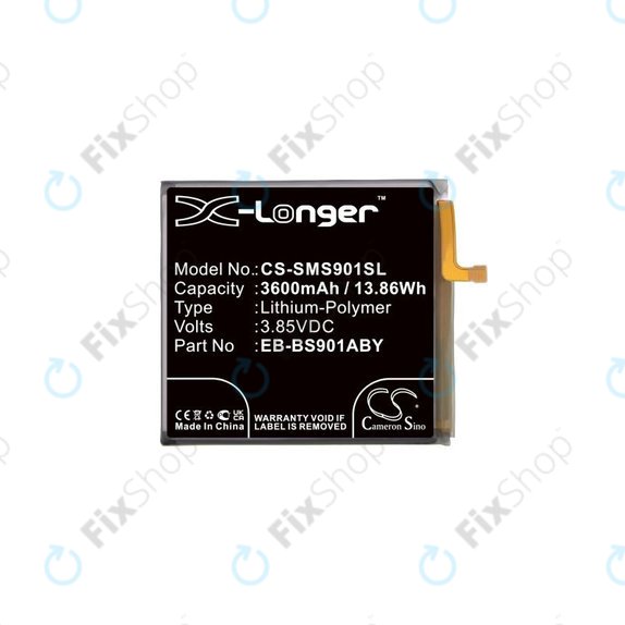 Батерия за Samsung S22 S901B, EB-BS901ABY, 3600mAh, HQ