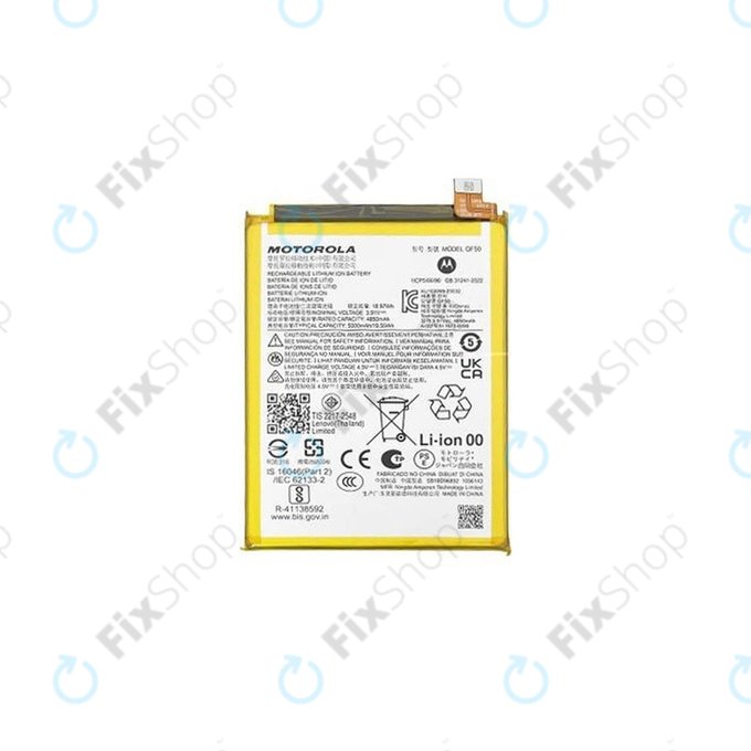 Батерия QF50 5000mAh за Motorola Moto G04, G24, G34, QF50, 5000mAh, SB18E20083, Genuine Service Pack