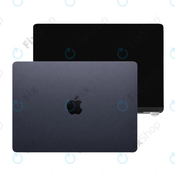 LCD дисплей за MacBook Air 13", A3113 (2024), с предно стъкло и капак, Midnight, 661-40281, Genuine Apple