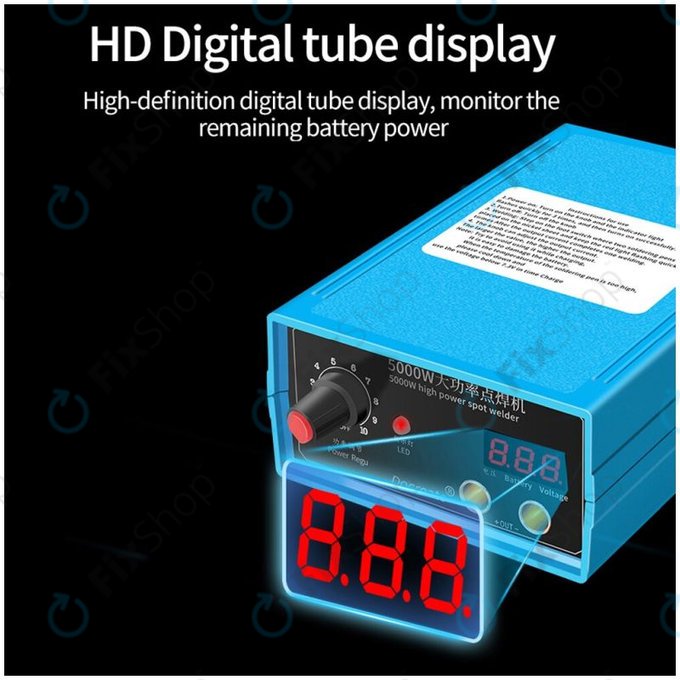Преносим точков заваръчен апарат, 4000mAh, Docreate HPSW 5000W