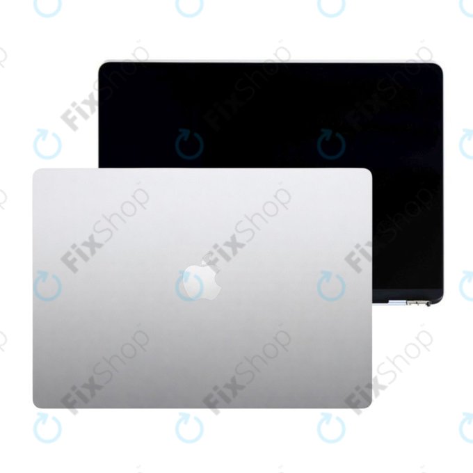 LCD дисплей за MacBook Air 15", A3241 (2025), с предно стъкло и капак, Silver, 661-50129, Genuine Apple