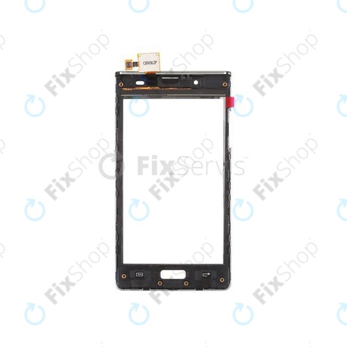 Средна рамка за LG Optimus L7 P700, ACQ85922101, бял, White, Genuine Service Pack