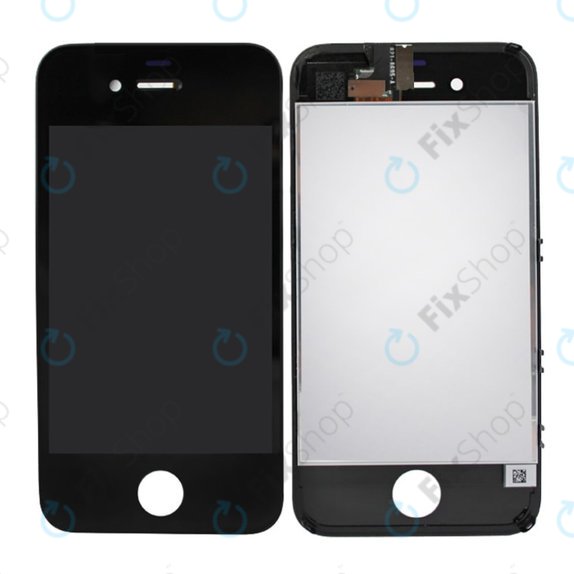 Дисплей за iPhone 4, Black, Тъчскрийн с рамка