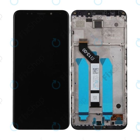 дисплей за Xiaomi Redmi 5 Plus (Redmi Note 5), Тъчскрийн и рамка, черен, Black, TFT