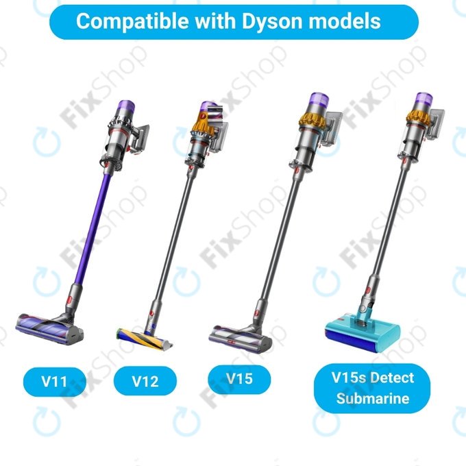 Тънка мека ролкова четка Slim Fluffy за Dyson V15, Outsize