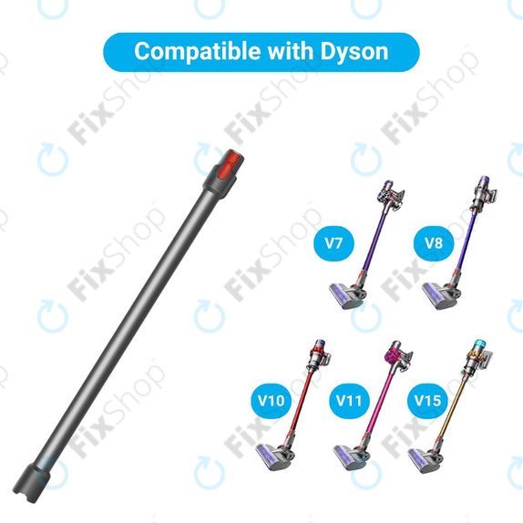 Смукателна тръба за Dyson V-series, Outsize, сребърен, Silver