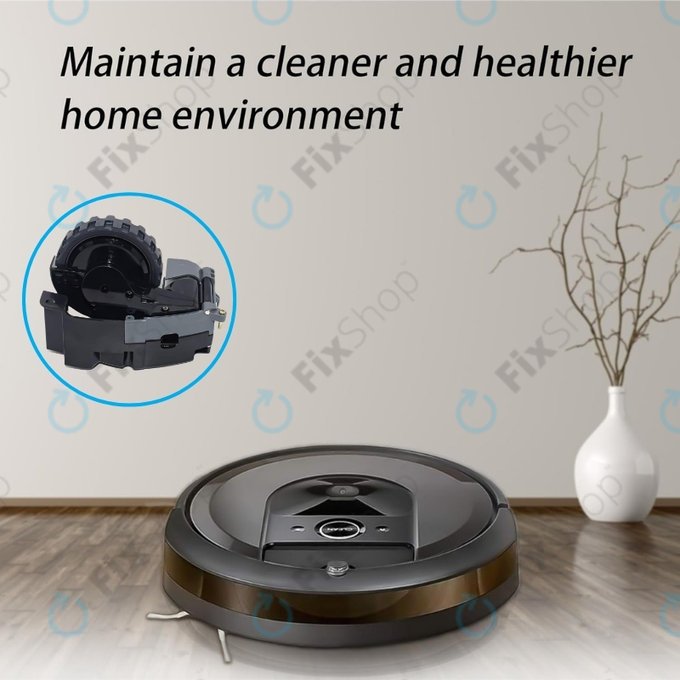 Колело с мотор за iRobot Roomba e-series, i-series, j-series, ляв, Left