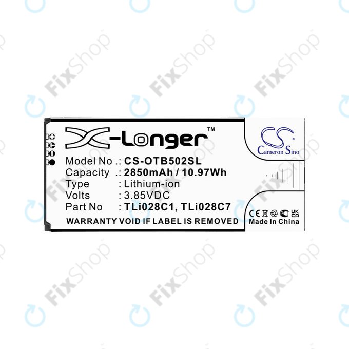 Батерия за Alcatel 1b 2020, Alcatel Ot-5002a, 2850mAh, Li-Ion, 3.85V, TLI028C1, HQ
