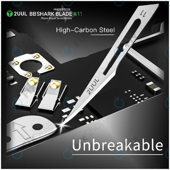 Скалпелни остриета Shark No.11 BB 2UUL DA18, 100 бр.