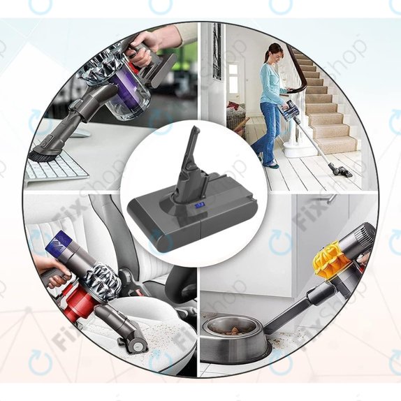 Батерия за Dyson V8, 215681, PM8-US-HFB1497A, Li-Ion 21.6V 3000mAh