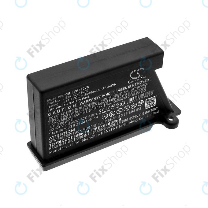 Батерия за LG Hombot, LG VR, EAC62218202, Li-ion, 14.4V, 2600mAh, HQ