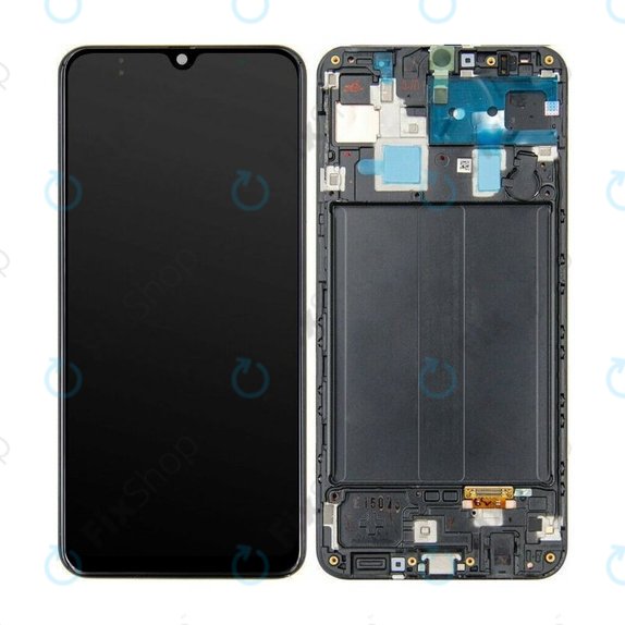 дисплей OLED за Samsung A30 A305F, Тъчскрийн и рамка