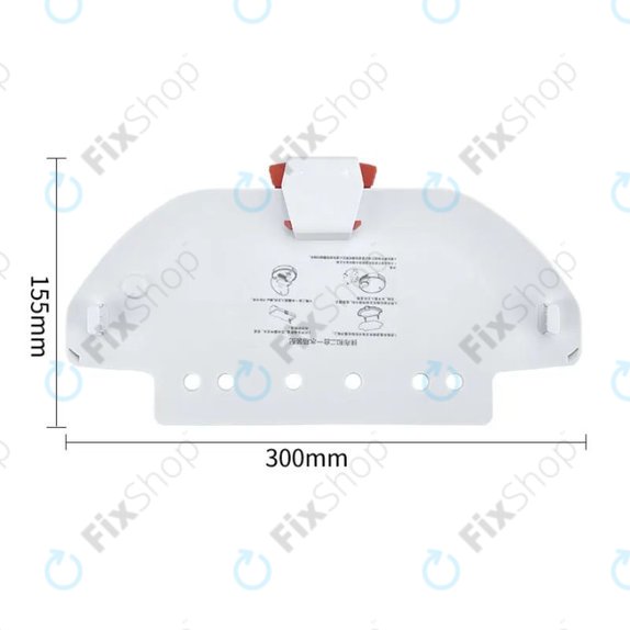 Долен капак за Xiaomi Mi Robot Vacuum Mop Pro (P), 2S, Viomi V2 Pro, V3, SE, бял, White