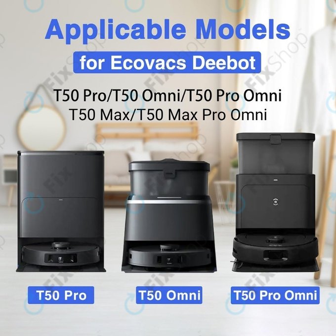 HEPA филтър за Ecovacs Deebot T50 Omni, T50 Pro Omni, T50 Max, T50 Max Pro Omni