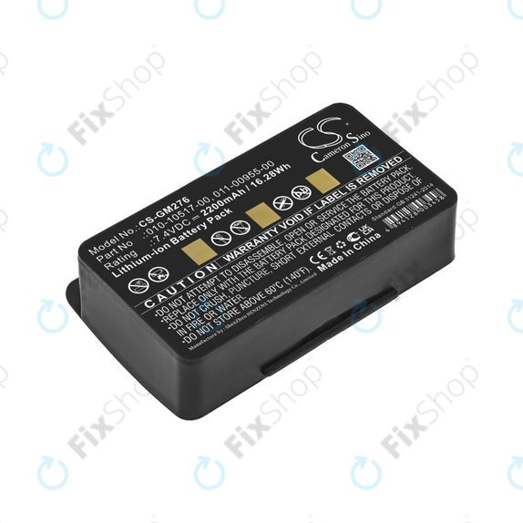 Батерия за Garmin GPSMAP 276, 296, 376, 378, 478, 495, 2200mAh, Li-Ion, 7.4V, 010-10517-00, HQ