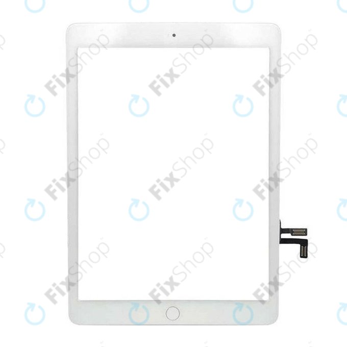 Тъчскрийн с бутон Home за iPad Air, iPad (5th Gen 2017), White