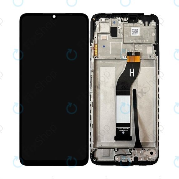 дисплей за Xiaomi Redmi 13C 23100RN82L 23106RN0DA, Тъчскрийн и рамка, Midnight Black, TFT