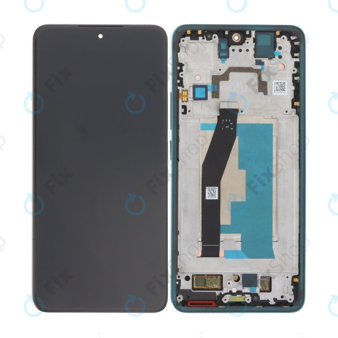 Дисплей OLED за Xiaomi 14T 2406APNFAG, Titan Blue, Тъчскрийн с рамка