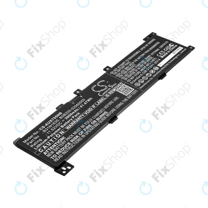 Батерия за Asus A705QA, Asus F705MA-Bx030t, 3600mAh, Li-Pol, 11.52V, B31N1635, HQ