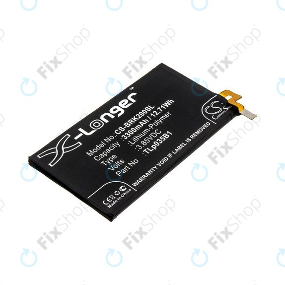 Батерия за Blackberry BBF 100, 3300mAh, Li-Pol, 3.85V, TLp035B1, HQ