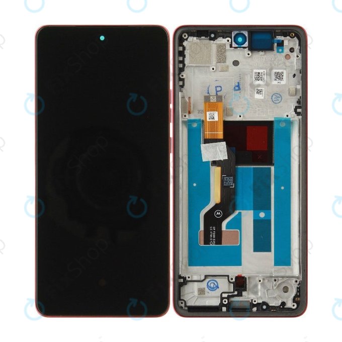 Дисплей за Motorola Moto G86 5G, Тъчскрийн с рамка, Chrysanthemum, 5D68C30477, Genuine Service Pack