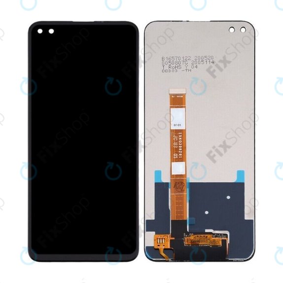дисплей за Oppo Reno 4 Z 5G CPH2065, Тъчскрийн без рамка, TFT