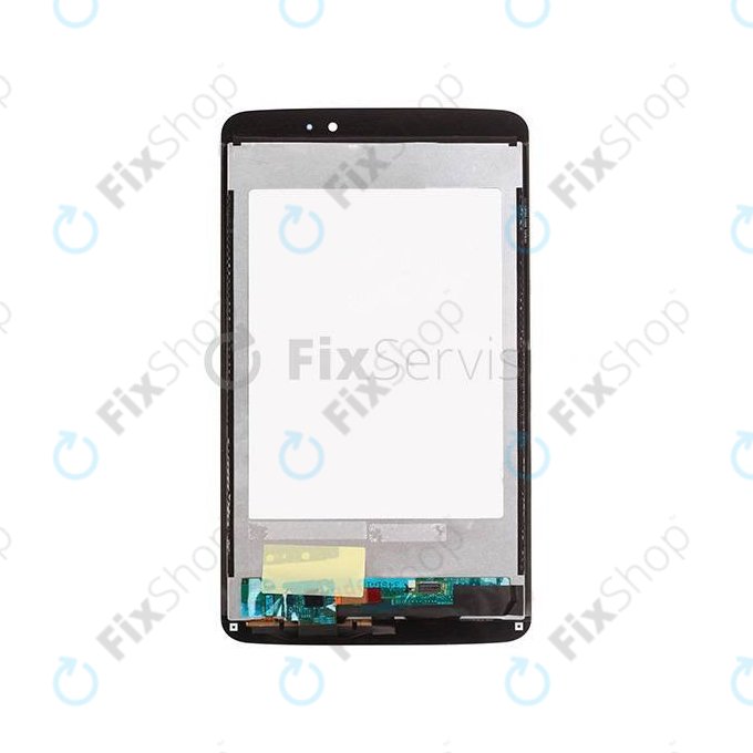 LCD дисплей за LG G Pad V500, Тъчскрийн без рамка, бял, White, TFT