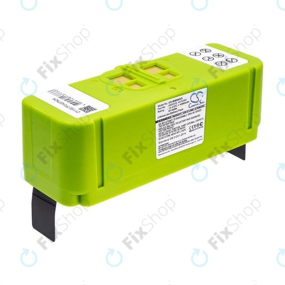 Батерия за iRobot Roomba 600, 800, 900-series, 4502233, 4374392, 2130LI, Li-Ion 14.4V 4000mAh, HQ