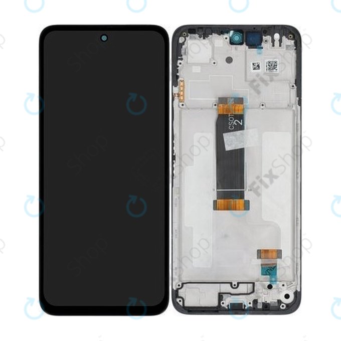 Дисплей за Xiaomi Redmi 13 4G, Redmi 13 5G, Poco M6 4G, Тъчскрийн с рамка, 560001N19A00 Genuine Service Pack