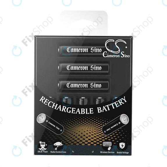 Акумулаторна батерия, CameronSino AA, 8 бр, 2200mAh, Ni-MH, 1.2V, –, HQ