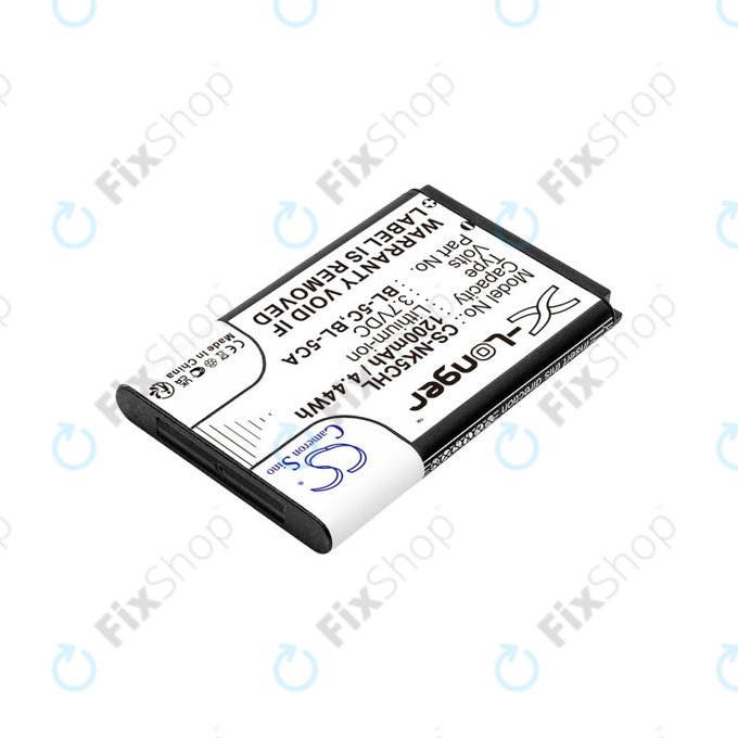 Батерия за Nokia 1208, 1110, 2310, 1200mAh, Li-ion, 3.7V, BL-5C, HQ