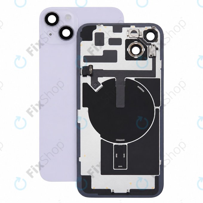Стъкло на задния капак за iPhone 14 Plus, Purple, Pulled A